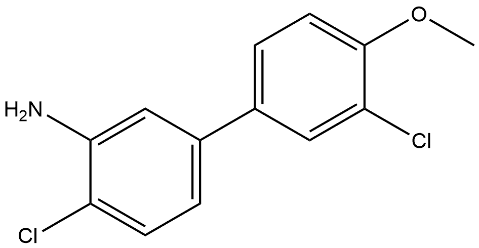 3',4-Dichloro-4'-methoxy[1,1'-biphenyl]-3-amine 结构式