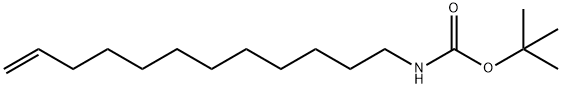 十二碳-11-烯-1-基氨基甲酸叔丁酯 结构式