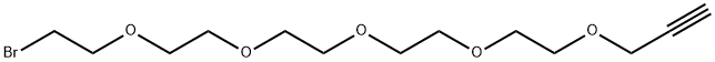 丙炔-五聚乙二醇-溴 结构式