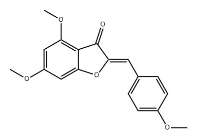 (Z)-4,6-dimethoxy-2-(4-methoxybenzylidene) benzene 结构式