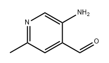 5-氨基-2-甲基异烟醛 结构式