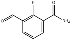 2-氟-3-甲酰苯甲酰胺 结构式