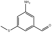 3-Amino-5-formylthioanisole 结构式