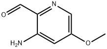 3-Amino-5-methoxy-2-pyridinecarboxaldehyde 结构式