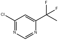 4-氯-6-(1,1-二氟乙基)嘧啶 结构式