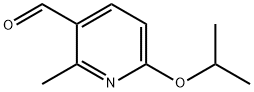6-Isopropoxy-2-methylnicotinaldehyde 结构式