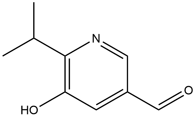 5-羟基-6-异丙基烟醛 结构式