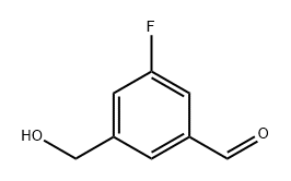 3-氟-5-(羟甲基)苯甲醛 结构式