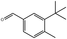 3-(叔丁基)-4-甲基苯甲醛 结构式