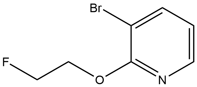 3-Bromo-2-(2-fluoroethoxy)pyridine 结构式