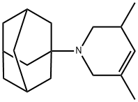 1-(Adamantan-1-yl)-3,5-dimethyl-1,2,3,6-tetrahydropyridine hydrochloride 结构式