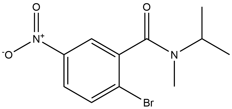 2-BROMO-N-ISOPROPYL-N-METHYL-5-NITROBENZAMIDE 结构式