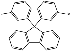 9-(3-BROMOPHENYL)-9-(M-TOLYL)-9H-FLUORENE 结构式