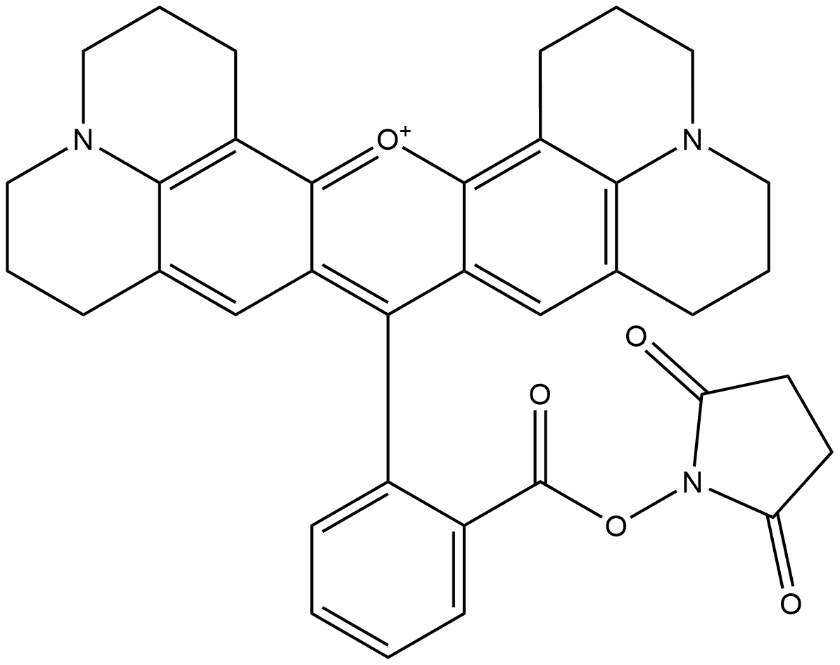 氯化罗丹明 101, SE 结构式