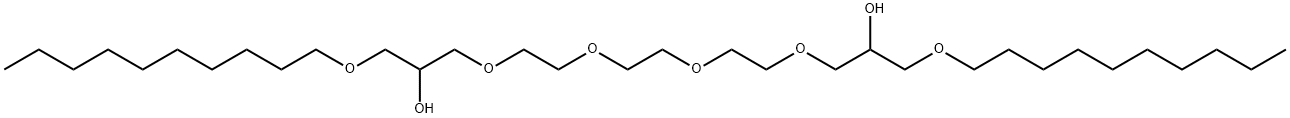 11,15,18,21,24,28-Hexaoxaoctatriacontane-13,26-diol 结构式