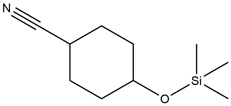 4-[(Trimethylsilyl)oxy]cyclohexanecarbonitrile 结构式