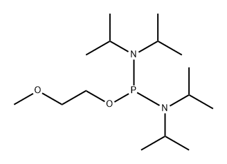 N,N,N',N'-四异丙基-1-(2-甲氧基乙氧基)膦二胺 结构式