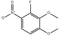 Benzene, 2-fluoro-3,4-dimethoxy-1-nitro- 结构式