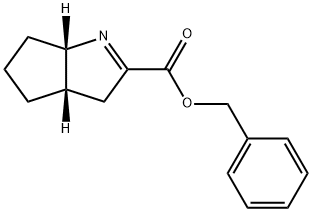 Cyclopenta[b]pyrrole-2-carboxylic acid, 3,3a,4,5,6,6a-hexahydro-, phenylmethyl ester, (3aS,6aS)- 结构式