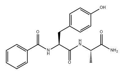 L-Alaninamide, N-benzoyl-L-tyrosyl- (9CI) 结构式