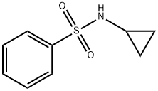 N-环丙基苯磺酰胺 结构式