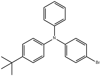 Benzenamine, 4-bromo-N-[4-(1,1-dimethylethyl)phenyl]-N-phenyl- 结构式