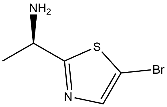 (R)-1-(5-溴噻唑-2-基)乙-1-胺 结构式