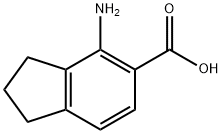 4-氨基茚满-5-甲酸 结构式