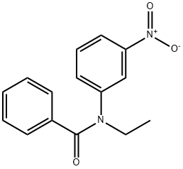 N-ethyl-N-{3-nitrophenyl}benzamide 结构式