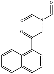 Formamide, N-formyl-N-[2-(1-naphthalenyl)-2-oxoethyl]- 结构式