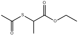 乙基 2-(乙酰基硫基)丙酸酯 结构式