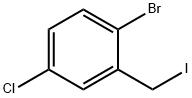 2-溴-5-氯苄碘 结构式