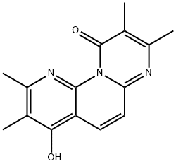 10H-Pyrimido[1,2-a][1,8]naphthyridin-10-one, 4-hydroxy-2,3,8,9-tetramethyl- 结构式