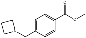 4-(氮杂环丁-1-基甲基)苯甲酸甲酯 结构式