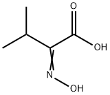 Butanoic acid, 2-(hydroxyimino)-3-methyl- 结构式
