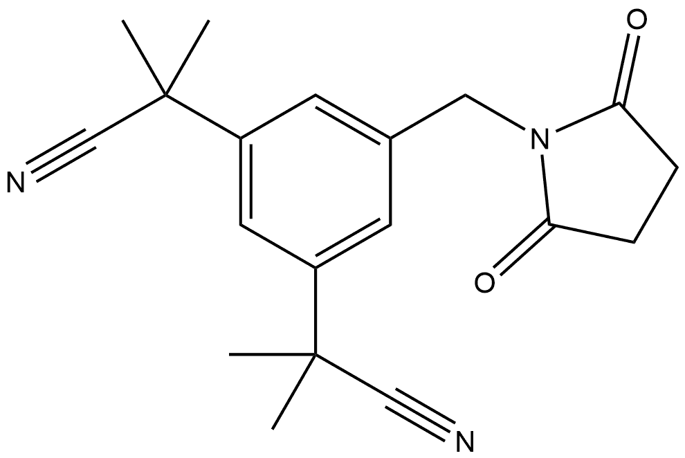 Anastrozole Impurity 19 结构式