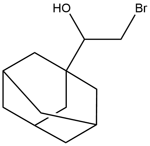 1-(adamantan-1-yl)-2-bromoethan-1-ol 结构式