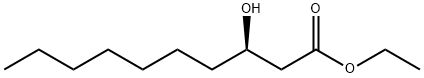 (R)-3-羟基癸酸乙酯 结构式