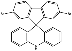 2',7'-dibromo-10H-spiro[acridine-9,9'-fluorene 结构式
