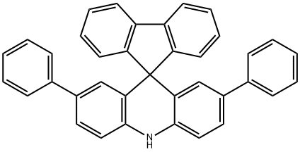 2,7-DIPHENYL-10H-SPIRO[ACRIDINE-9,9'-FLUORENE 结构式