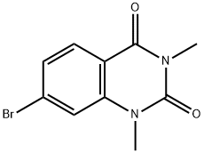 2,4(1H,3H)-Quinazolinedione, 7-bromo-1,3-dimethyl- 结构式