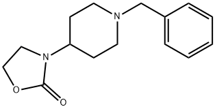 2-Oxazolidinone, 3-[1-(phenylmethyl)-4-piperidinyl]- 结构式