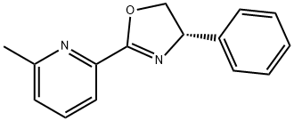 (S)-2-(6-甲基吡啶-2-基)-4-苯基-4,5-二氢恶唑 结构式