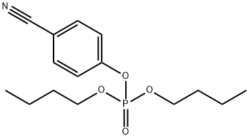 Phosphoric acid dibutyl(4-cyanophenyl) ester 结构式