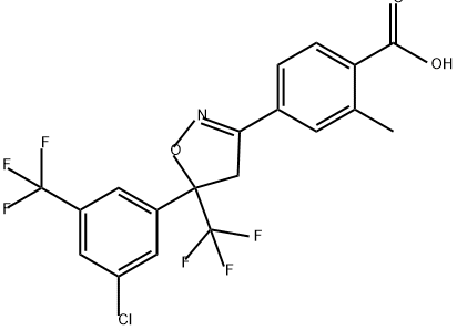 A-氟雷拉纳 N-1 结构式