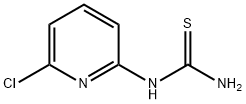 N-(6-氯-2-吡啶基)硫代脲 结构式