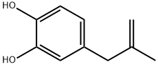 1,2-Benzenediol, 4-(2-methyl-2-propen-1-yl)- 结构式