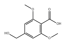 4-(羟甲基)-2,6-二甲氧基苯甲酸 结构式