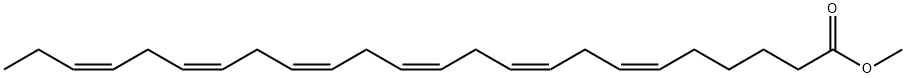 6(Z),9(Z),12(Z),15(Z),18(Z),21(Z)-二十四碳六烯酸甲酯 结构式