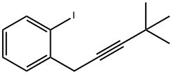 Benzene, 1-(4,4-dimethyl-2-pentyn-1-yl)-2-iodo- 结构式